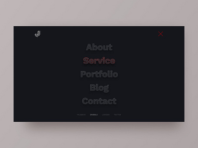 Navigation clean dark design dark layout effects inspiration interface design minimal navigation navigation bar navigation design navigation ideas navigation inspiration navigation menu typography ui uidesign ux uxdesign visual design web navigation