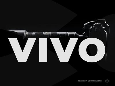 VIVO add add design brand branding design graphic design jornalist logo logo design team of journalists vector