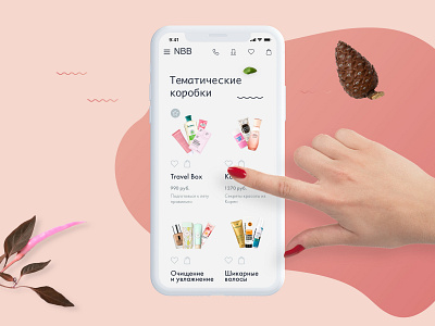 Concept Mobile Site app beauty cosmetics design interface ios mobile ui web