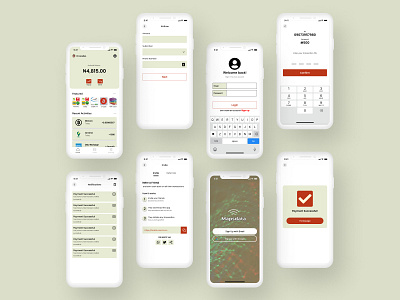 A Fintech Mobile Application app design ui ux