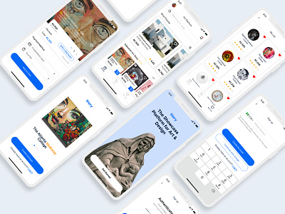 Stery Art Platform app design mobileapp ui uiux userexperience userinterface ux