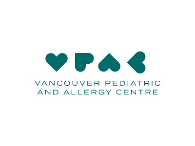 Vancouver Pediatric And Allergy Centre Logo design logo love medical minimal simple symbol