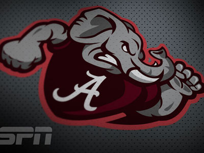 Alabama Mascot Logo - ESPN alabama bama college football espn football sports logo