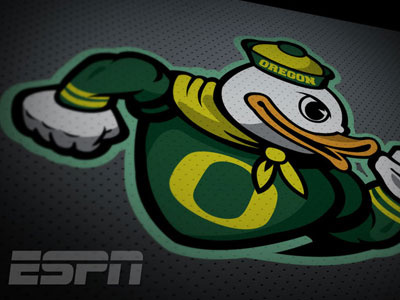 Oregon Ducks College Football Mascot Icon - ESPN college football espn football oregon ducks sports logo