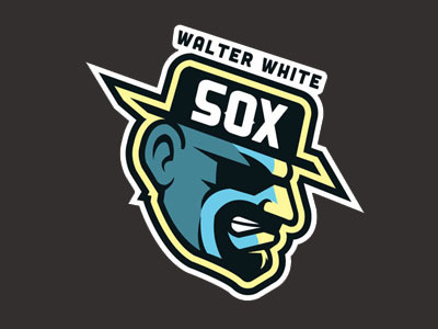 ALBUQUERQUE WALTER WHITE SOX - ESPN baseball breaking bad espn mlb sox sports sports logo walter white
