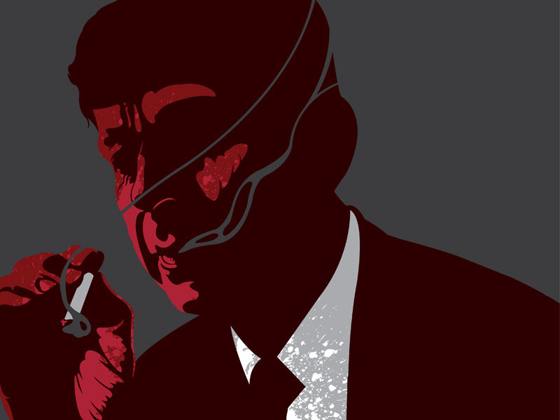 Smoking Man Official X files Art Show by Samuel Ho on Dribbble