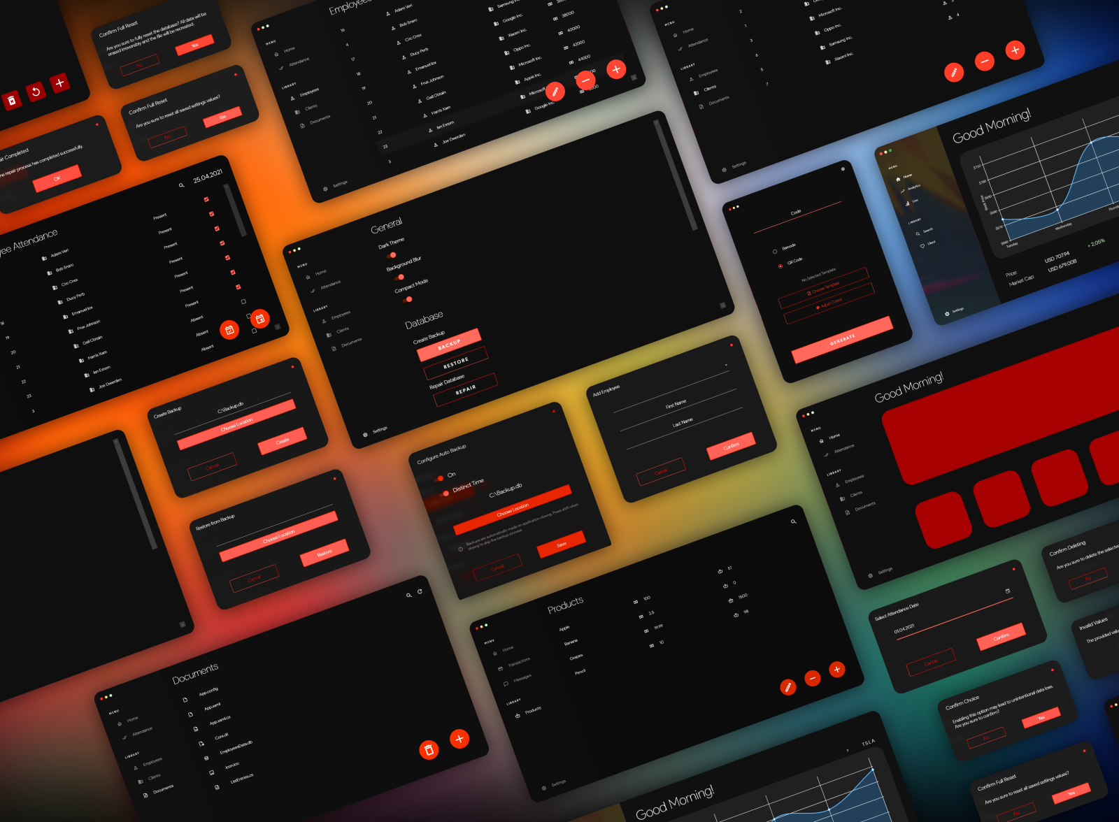 Desktop Application Material Design by Techrex Studios on Dribbble