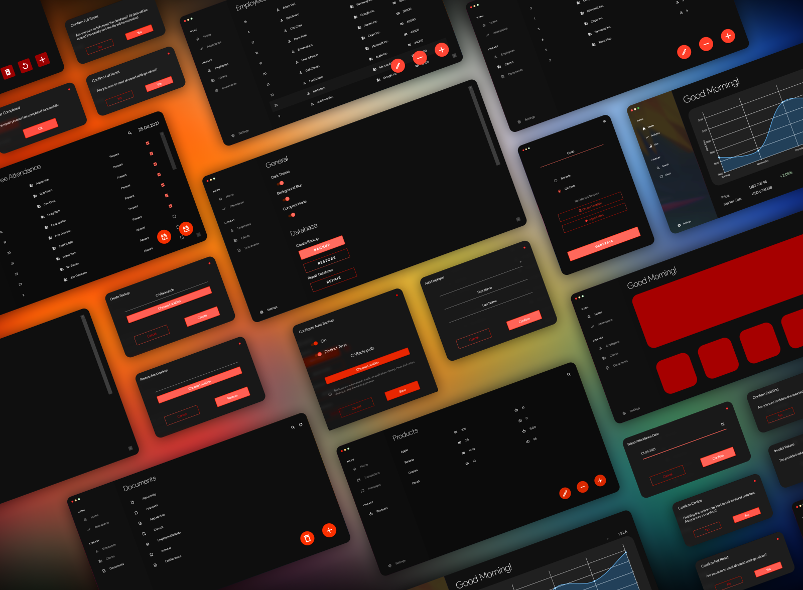 Desktop Application Material Design by Techrex Studios on Dribbble