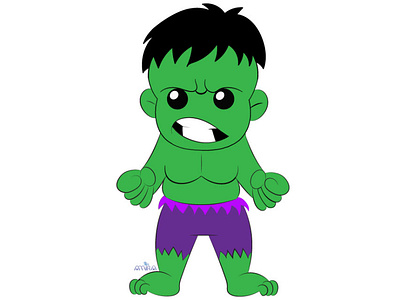 Chibi Hulk_Avengers LOVE TO SHARE WITH YOU.😉