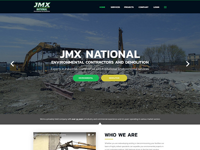 JMX Contracting Website Design website design