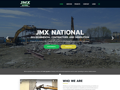 JMX Contracting Website Design