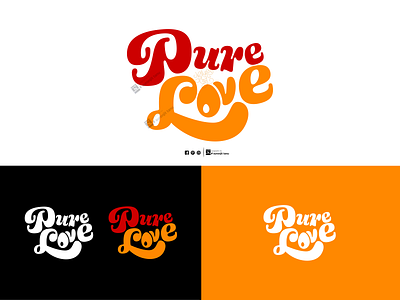 Pure Love Lettering and Typography