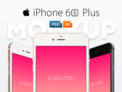 iPhone 6S Plus Free Vector PSD + Ai Template ai apple free freebie ios 9 iphone 6s mockup plus psd rose gold template vector
