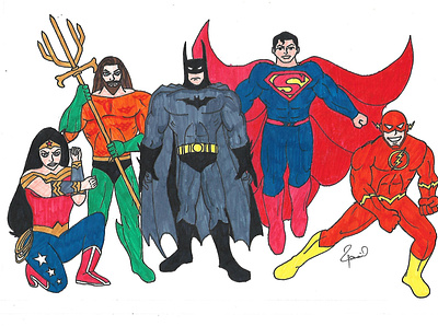 DC HEROES dc heroes draw sketh