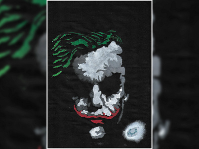 Joker joker painting silhouette