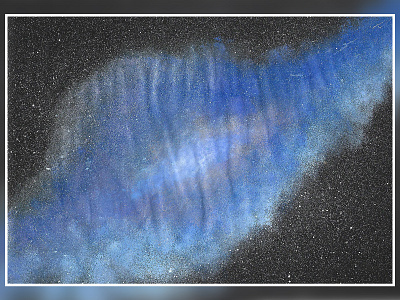 Galaxy galaxy paintings sponge art