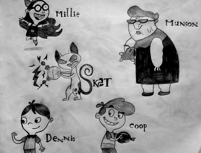 Pencil Workout ✏️ 6 2d art cartoon coop disney draw kat kids kidvskat pencil pencilart