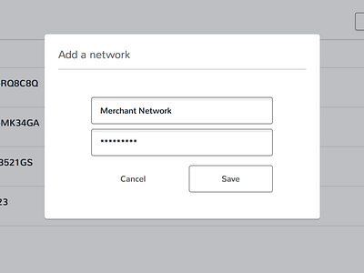Add a network