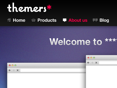 themers* pink purple ui