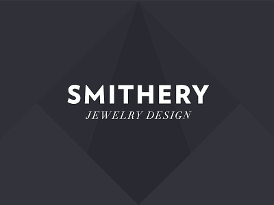 Smithery boutique brand facet jewelry logo shop