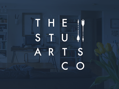 The Stuarts Co. arrow brand futura logo square