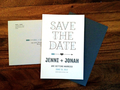 Save The Date archer hydra invite save the date stationary wedding