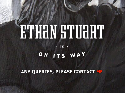 Ethan Stuart Coming Soon artist chicken coming soon landing page painter website