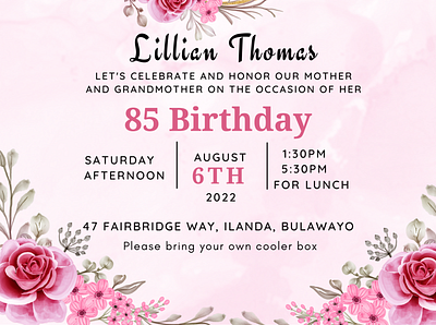 Birthday Invitation Card amazing banners birthday birthday card birthday invitation card branding design graphic design illustration