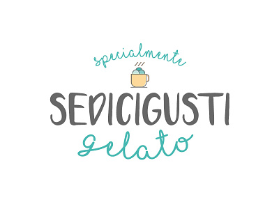 SEDICIGUSTI | Specialmente gelato branding design gelato graphic ice cream italy logo packaging restyling studiomeme work