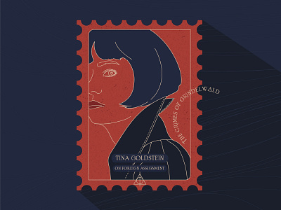 Stamp | Tina Goldstein | The Crimes of Grindelwald