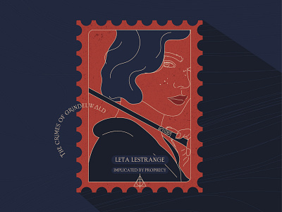 Stamp | Leta Lestrange | The Crimes of Grindelwald