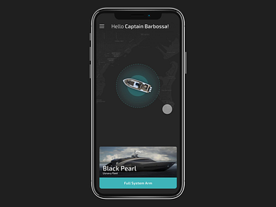 🛥📱Boat Tracking App adobexd alarm animation app boat motion navigation sea ship startup tracking ux yacht
