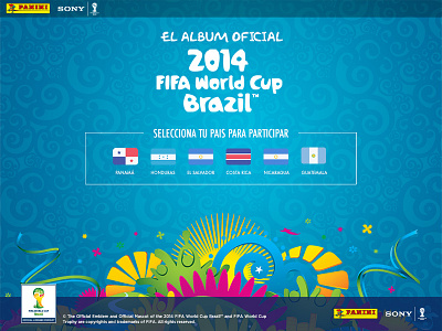 Panini landing - Album WC FIFA Brasil 2014