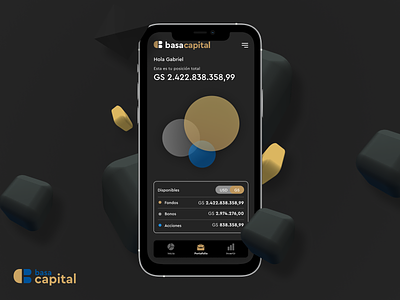 📱📈 BASA CAPITAL app finance interface invest trade trading ux