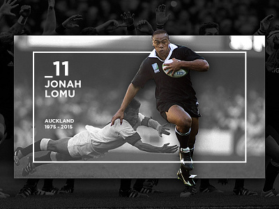 Jonah Lomu all blacks black design interface lomu new zealand power rugby wing