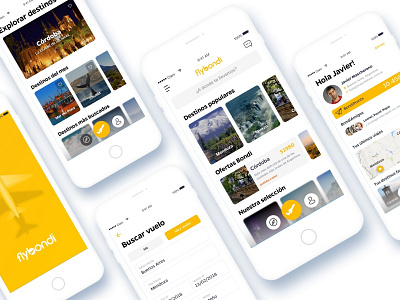 Design proposal for Flybondi 👨‍✈️🛩 app boarding pass design flight fly interface ios schedule travel trip ux