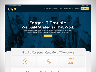 Intivix Website - San Francisco IT Services Company