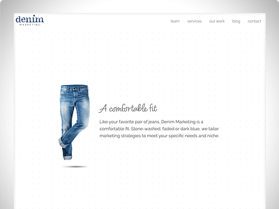 Denim Marketing - PR Firm Website design graphic design marketing typography ui ux website wordpress