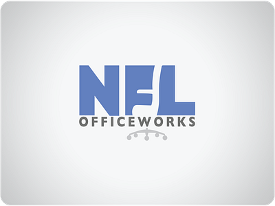 NFL Officeworks Logo branding design graphic design illustration logo typography vector