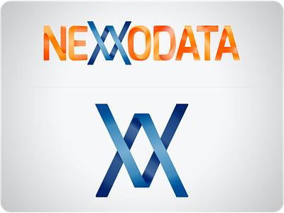 Nexxodata Logo branding design graphic design illustration logo typography vector