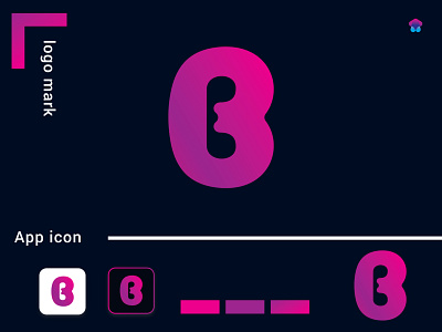 Modern B Letter Logo [ Modern B Logo For software Company ] create a minimalist logo