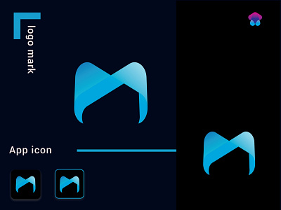 Modern M Letter Logo | Modern M Logo For software Company