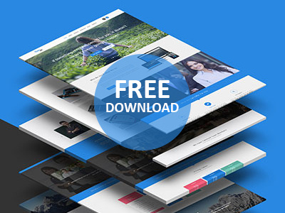 Themepie | Free One Page PSD Web Template