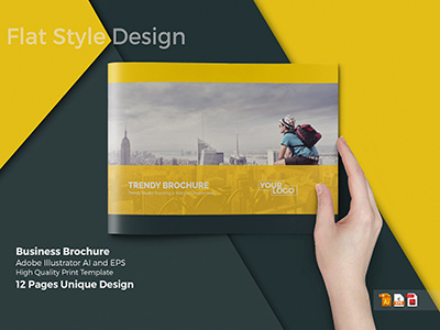 A4 Business Brochure Template a4 brochure catalog company profile creative market cristal p designer graphic graphicriver presentation work print template