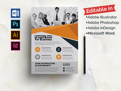 Multiple Software Editable- Corporate Flyer business business flyer corporate cristal-p digital doc docs flyer flyer flyers indesign flyer layouts microsoft word flyer multiple software flyer multipurpose flyer photoshop flyer psd flyer technology template vector word