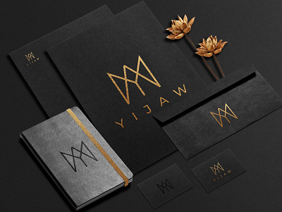 Yijaw logo and branding branding design graphic design logo logo branding logo design luxury logo minimal logo