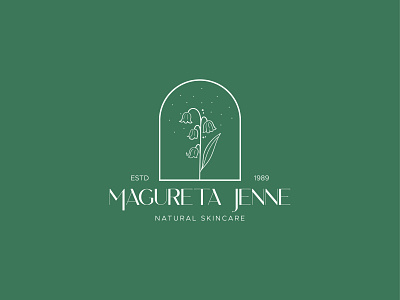 Magureta jenne botanical logo branding graphic design logo logo branding logo design luxury logo minimal logo