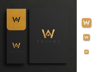 ANTAWA - minimal logo branding design graphic design logo logo branding logo design luxury logo minimal logo