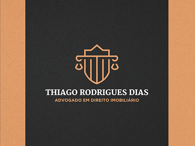 Thiado Rodrigues Dias advogado balança conceito identidadevisual idv logo logotipo marca
