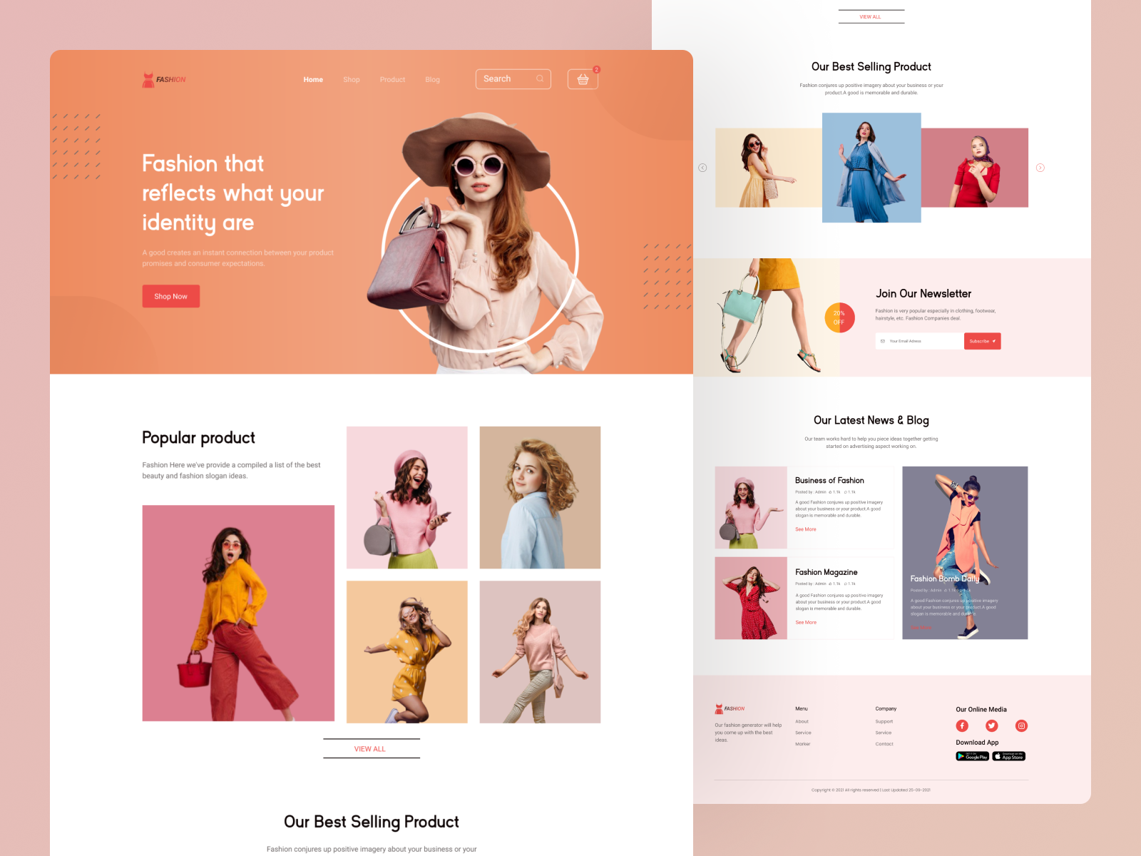 E-commerce Shop Website UI Design. by Md. Maksedur rahman on Dribbble